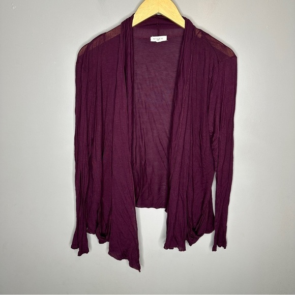 Active basic purple open cardigan - Picture 1 of 6